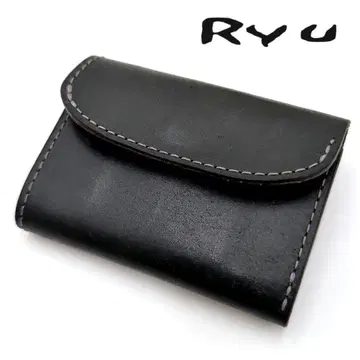 새상품급 Ryu 류 미니 지갑 3단 폴더형 페이즐리 동전 지갑 레어템