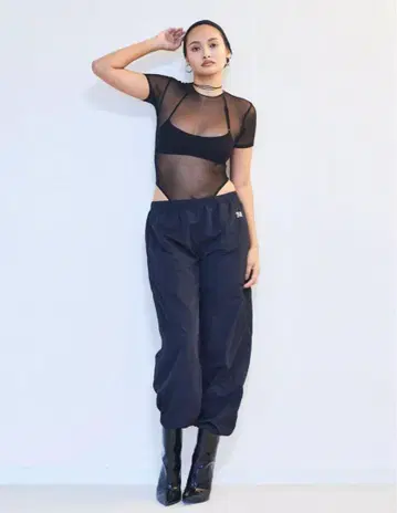 TW Unisex Nylon Pants 나일론 팬츠 블랙 M