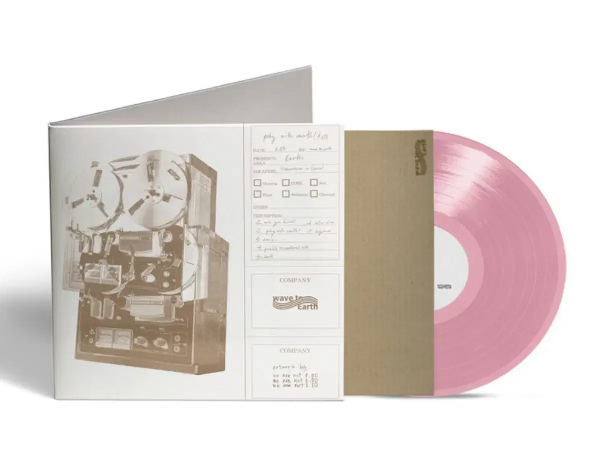 Wave to earth Lp Pink Vinyl