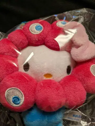 오사카 엑스포 한정판 헬로키티 카라비너 봉제 인형