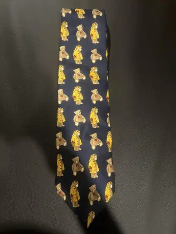 JOHN COMFORT 곰 무늬 넥타이