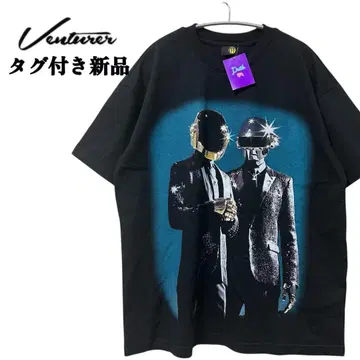 택 포함 새상품 DONCARE Daft Punk 펑크 티셔츠