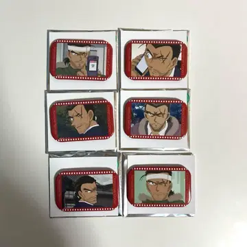 명탐정 코난 나가노현 경찰 야마토 간스케 스퀘어 캔뱃지 컬렉션