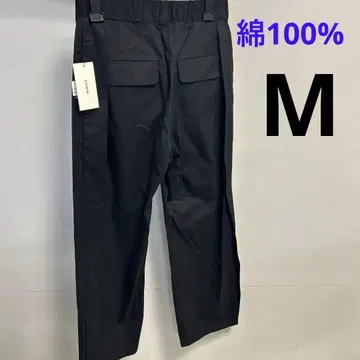 CUMIN 블랙 스트레이트 팬츠 미사용 새상품