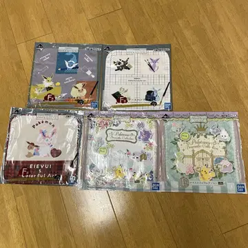포켓몬 제일복권 아트 핸드 타월 텍스타일 컬렉션 세트 부이즈