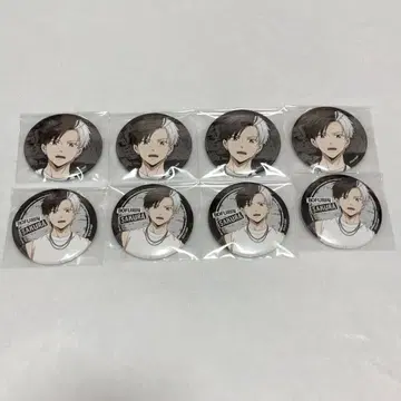 WIND BREAKER 윈브레이크 츠리비레 락 가죽 캔뱃지 벚꽃 하야