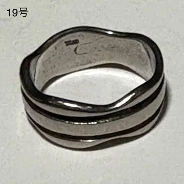 실버 웨이브 반지 19호