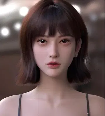 1/6 피규어 헤드 12인치 손으로 마감한 모델 아시아 미인