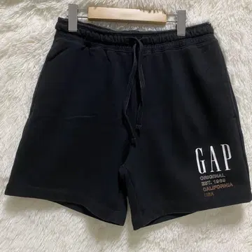 레어 YZERR 착용 GAP 하프 팬츠 블랙 XS 사이즈