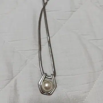 실버 펄 목걸이
