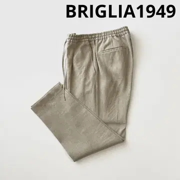 BRIGLIA1949 브리글리아 1949 린넨 셔링 팬츠