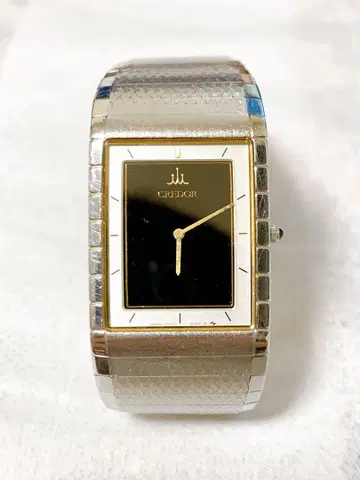 SEIKO/세이코 CREDOR/크레도르 실버 블랙 손목시계