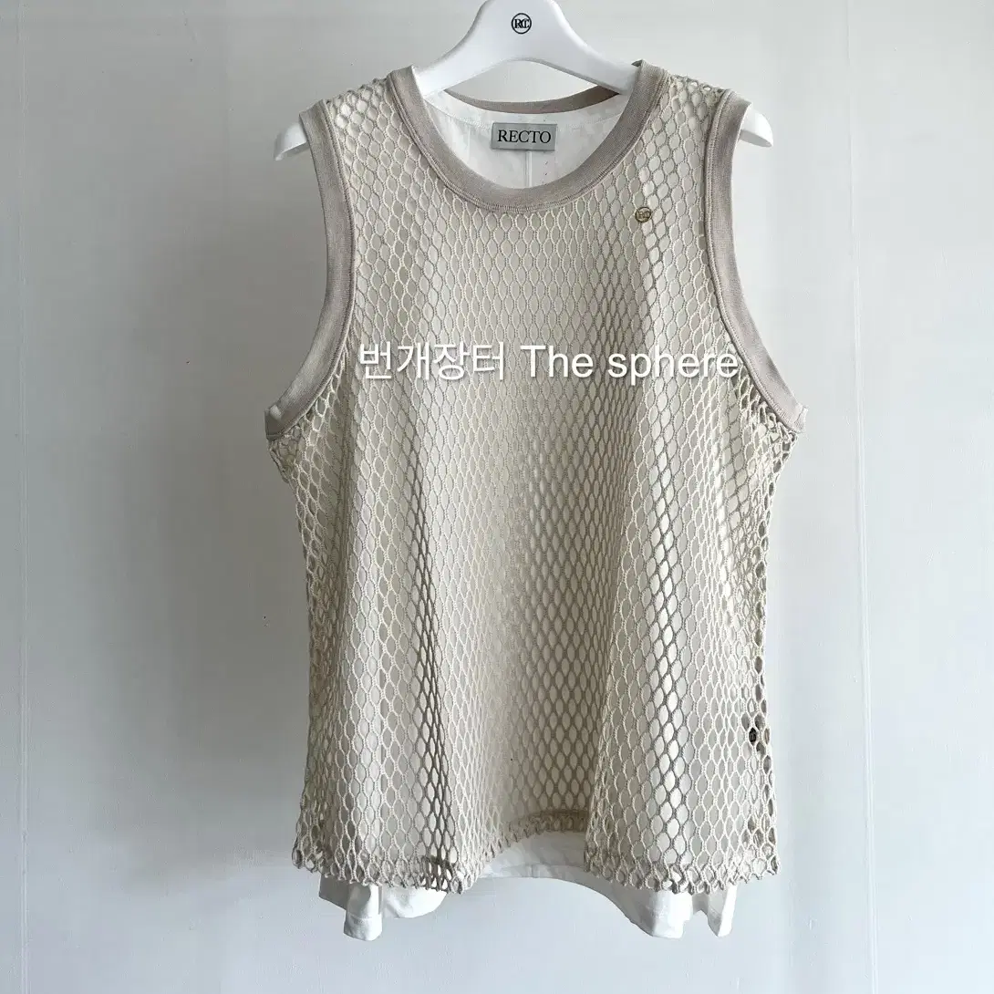 RECTO■25SS_AMERICA 1992 SLEEVELESS TURN UP T-SHIRT■正規品 RECTO□25SS_AMERICA 1992 SLEEVELESS TURN UP T-SHIRT□正規品