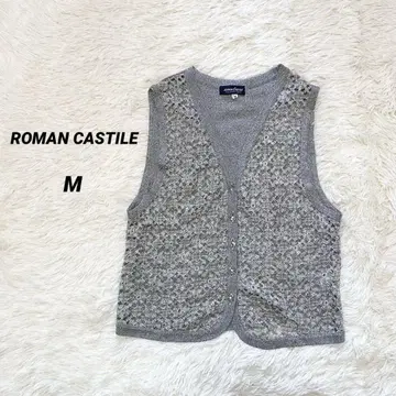 ROMAN CASTILE 베스트 실버 그레이 라메 M 자수 봄/여름