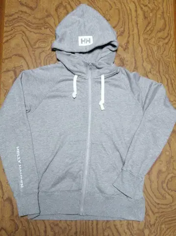 HELLY HANSEN 그레이 후드 부착 후드티