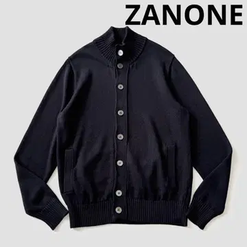 ZANONE 자노네 교토 린넨 코튼 스탠드 카라 니트