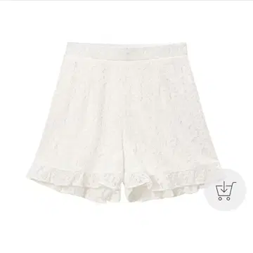 전체 레이스 걸리시 숏 팬츠 532592
