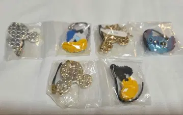 디즈니 캐릭터 스트랩 6개 세트