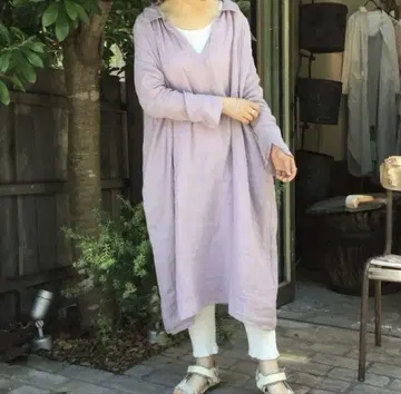 저널 스탠다드 랙스 린넨 셔츠 원피스