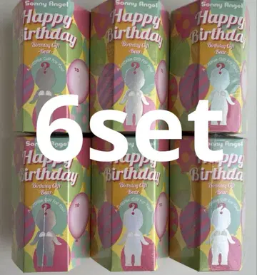 소니 엔젤 Sonny Angel Happy Birthday 6개 세트