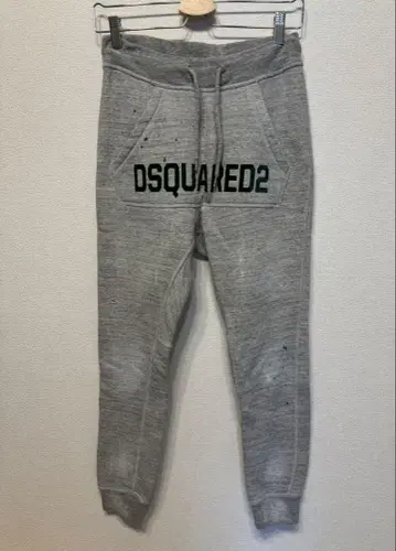 DSQUARED2/하의/XS/코튼/GRY 스웨트 팬츠