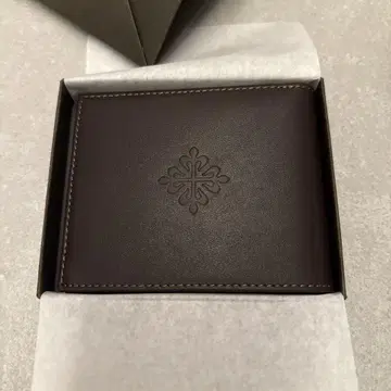 PATEK PHILIPPE 접이식 지갑 다크 브라운