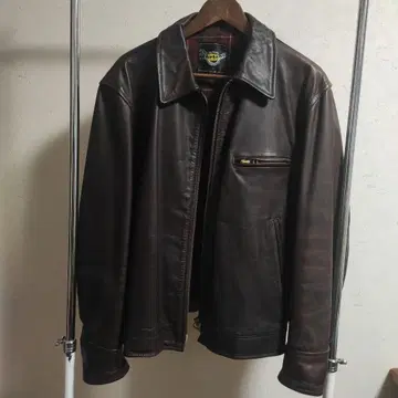 Dr. Martens 다크 브라운 가죽 자켓