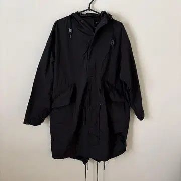 유니클로 U 블랙 모즈 코트 자켓 점퍼