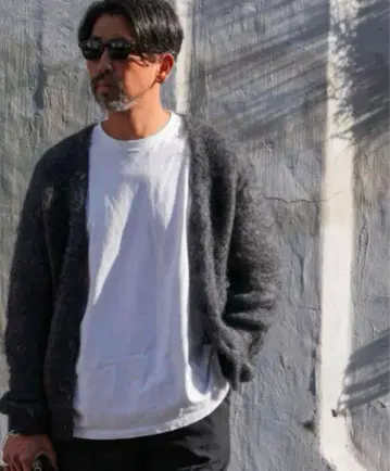 KAJA MOHAIR KNIT CARDIGAN OVY 사이즈 M