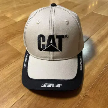 Caterpillar CAT 로고 베이지 캡