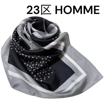 택 포함 미사용 새상품 23구 HOMME 실크 이탈리아제 스카프
