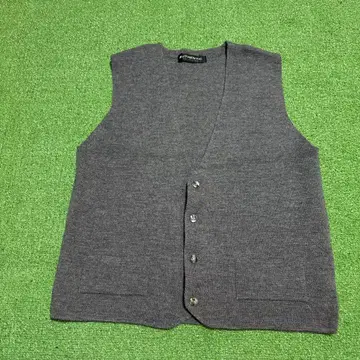 AUTHENTIC 니트 베스트 그레이 남성용 L 사이즈