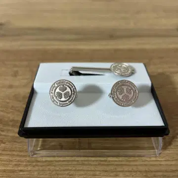 넥타이핀 커프스 가문 모티브 도쿠가와 이에야스