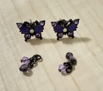 ANNA SUI 파피용 버터플라이 2way 귀걸이