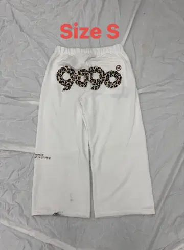 9090 걸 로고 스트레이트 스웨트 팬츠 S