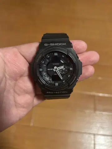 G-SHOCK 아날로그 디지털 콤비네이션 블랙