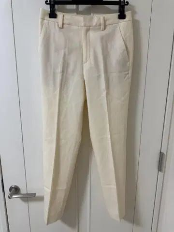 UNITED ARROWS 사키소니 슬림 울 팬츠 아이보리 38