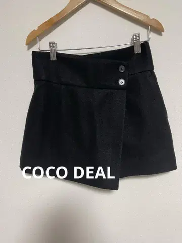 COCO DEAL 숏 팬츠 울 블랙