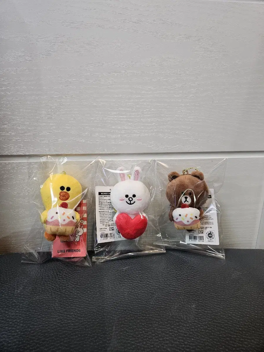 라인프렌즈 샐리 코니 브라운 키링 인형
