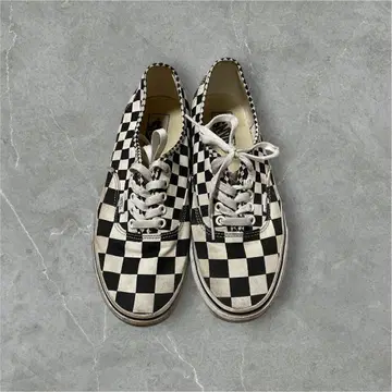 used 반스 애너하임 44dx 체커 27.0cm