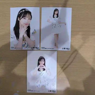 AKB48 오구리 유이 2025년 4월 넷샵 한정판 브로마이드 3장 세트