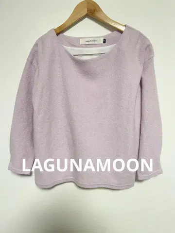 LAGUNAMOON 백 레이스 니트 풀오버