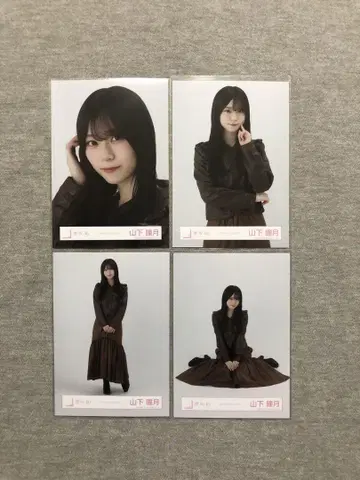 사쿠라자카46 야마시타 시즈키 가죽 자켓 코디 4종 컴프