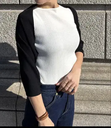 Jenne 니트 반지 케이프 미사용 새상품