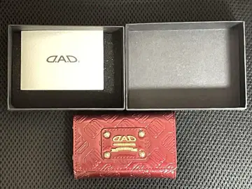 DAD 가르송 에나멜 키 케이스 레드 남성용 및 여성용