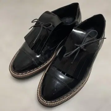 파비올루스쿠니 빔즈 별주 퀼트 신발 36 23cm 블랙 통굽