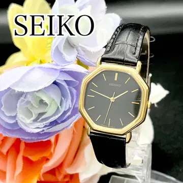 작동 손목시계 SEIKO 세이코 새 벨트 새 배터리 옥타곤 D58