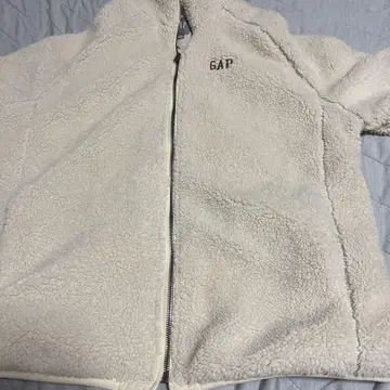 GAP 플리스 자켓 M 크림색