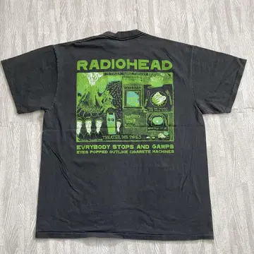 Radiohead 티셔츠 XL 사이즈 [Boottee]