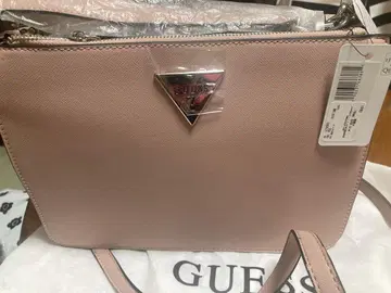 GUESS 로즈 컬러 숄더백